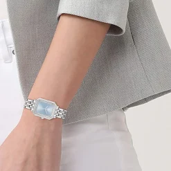 Montre LACOSTE parisienne femme acier cadran bleu