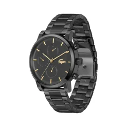 Montre LACOSTE replay homme bracelet acier inoxydable noir