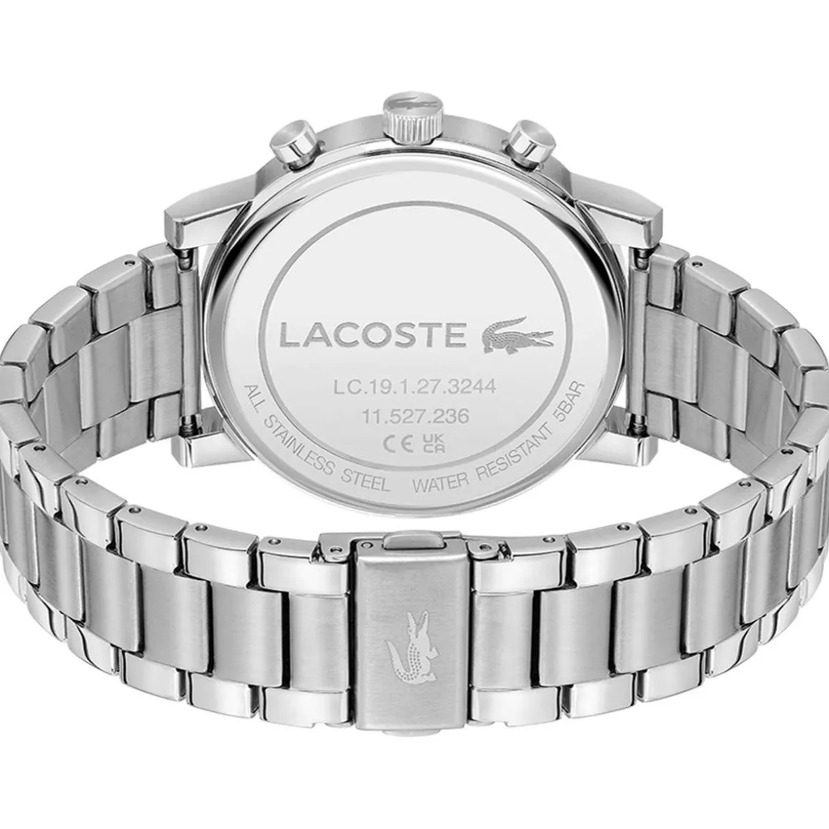Montre LACOSTE replay homme bracelet acier inoxydable gris