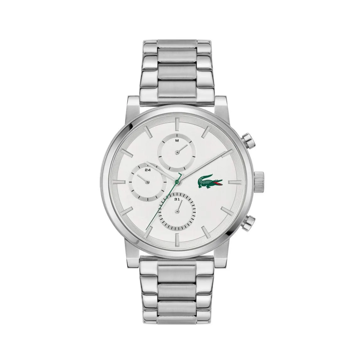 Montre LACOSTE replay homme bracelet acier inoxydable gris