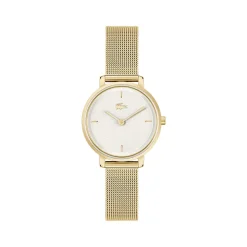Montre LACOSTE suzanne femme bracelet acier jaune