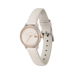 Montre LACOSTE12.12 swift femme blanc bracelet cuir