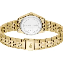 Montre LACOSTE Tuilerie femme bracelet acier doré jaune