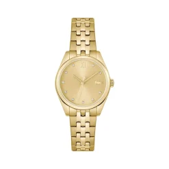 Montre LACOSTE Tuilerie femme bracelet acier doré jaune