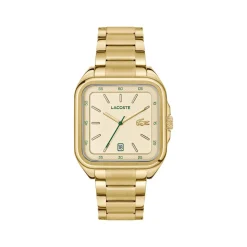 Montre LACOSTE.12.12 up homme bracelet acier inoxydable doré jaune