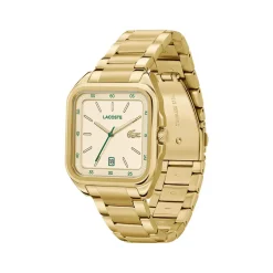 Montre LACOSTE.12.12 up homme bracelet acier inoxydable doré jaune