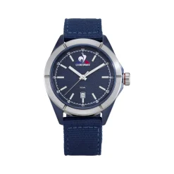 Montre LE COQ SPORTIF essentiel homme bracelet tissu bleu