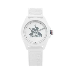 Montre LE COQ SPORTIF monochrome femme bracelet plastique blanc