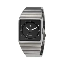 Montre LIP Big Titane homme automatique acier bracelet titane gris