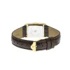 Montre LIP CHURCHILL femme acier doré bracelet cuir marron