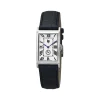 Montre LIP CHURCHILL femme acier bracelet cuir bleu