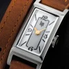 Montre Lip femme acier cuir marron