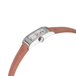 Montre Lip femme acier cuir marron