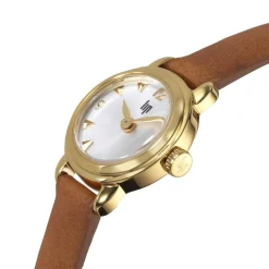 Montre Lip femme acier cuir marron