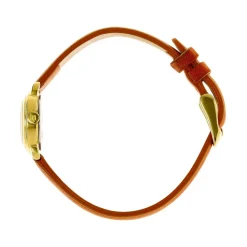 Montre Lip femme acier cuir marron