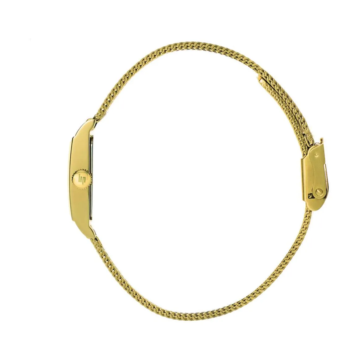Montre Lip femme acier doré