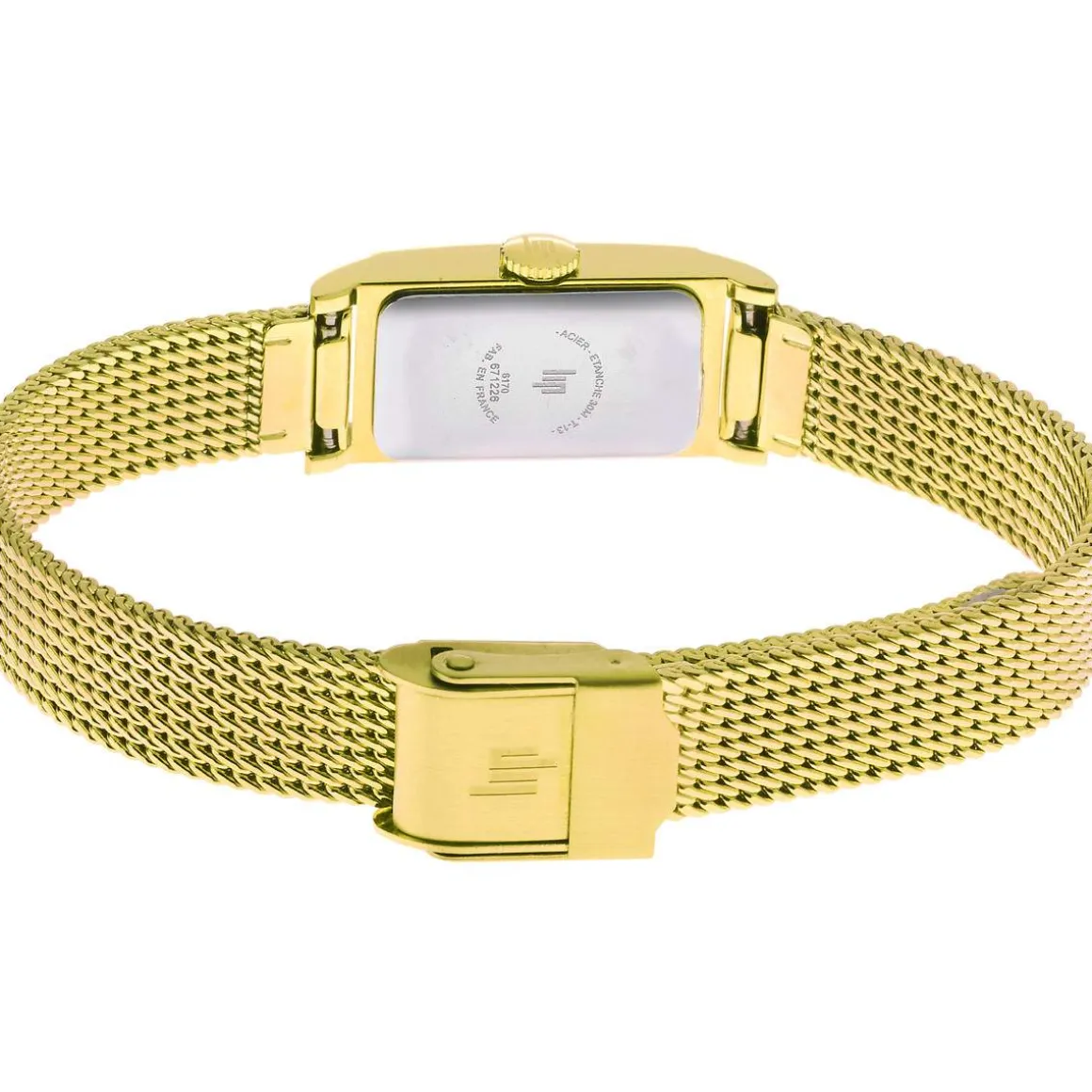 Montre Lip femme acier doré