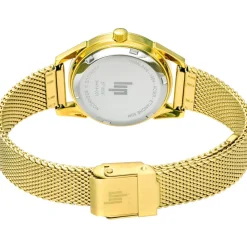 Montre Lip femme acier doré