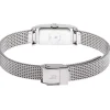 Montre LIP femme analogique, bracelet métal argent