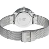Montre LIP femme analogique, bracelet métal argent