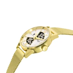 Montre Lip femme automatique métal doré