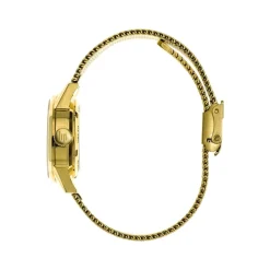 Montre LIP femme automatique, bracelet métal doré