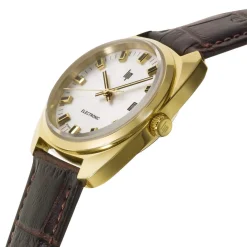 Montre LIP Général de Gaulle acier bracelet cuir