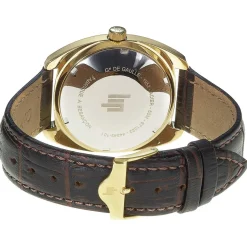 Montre LIP Général de Gaulle acier bracelet cuir