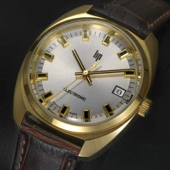 Montre LIP Général de Gaulle acier bracelet cuir