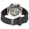 Montre LIP Grande Nautic-Océan homme automatique cadran bleu, bracelet caoutchouc noir, boitier acier inoxydable