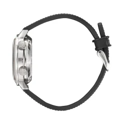 Montre LIP Grande Nautic-Océan homme automatique cadran bleu, bracelet caoutchouc noir, boitier acier inoxydable