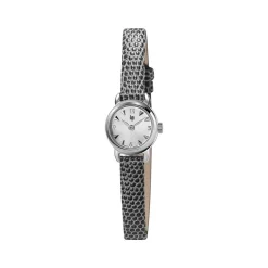 Montre LIP Henriette femme acier bracelet cuir gris