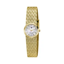 Montre LIP Henriette femme bracelet métal doré