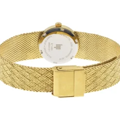 Montre LIP Henriette femme bracelet métal doré