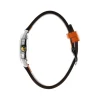 Montre LIP Himalayafemme acier bracelet cuir orange