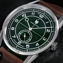 Montre LIP Himalaya homme bracelet cuir marron