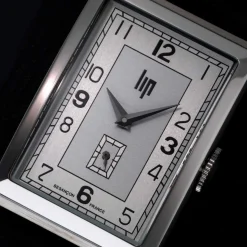 Montre Lip homme acier bracelet cuir