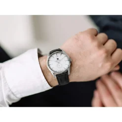 Montre Lip homme acier bracelet cuir