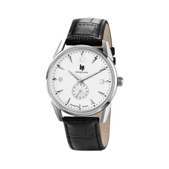 Montre Lip homme acier bracelet cuir
