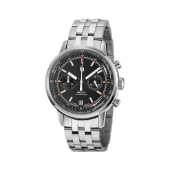 Montre Lip homme acier bracelet chromé