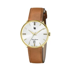 Montre Lip homme acier cuir