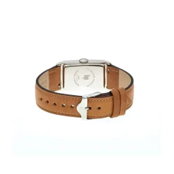 Montre Lip homme acier cuir marron