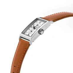 Montre Lip homme acier cuir marron