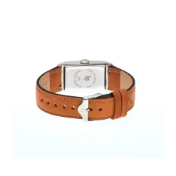 Montre Lip homme acier cuir marron