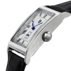 Montre LIP homme analogique, bracelet cuir noir