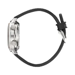 Montre Lip homme automatique acier caoutchouc noir