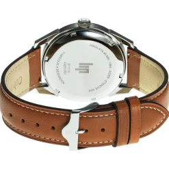 Montre LIP homme bracelet cuir marron