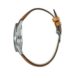Montre LIP homme bracelet cuir marron