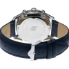 Montre Lip homme chronographe acier cuir bleu