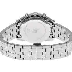 Montre LIP homme chronographe, bracelet métal argent